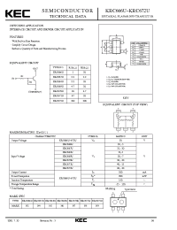 Datasheet KRC667U manufacturer KEC